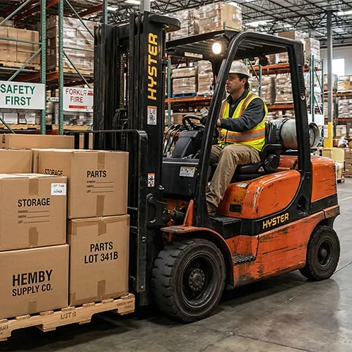 Designing Efficient Forklift Scanner Workstations