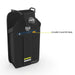 AgozTech black radio holster case for Tait Multiband Portable; ID Slot featured