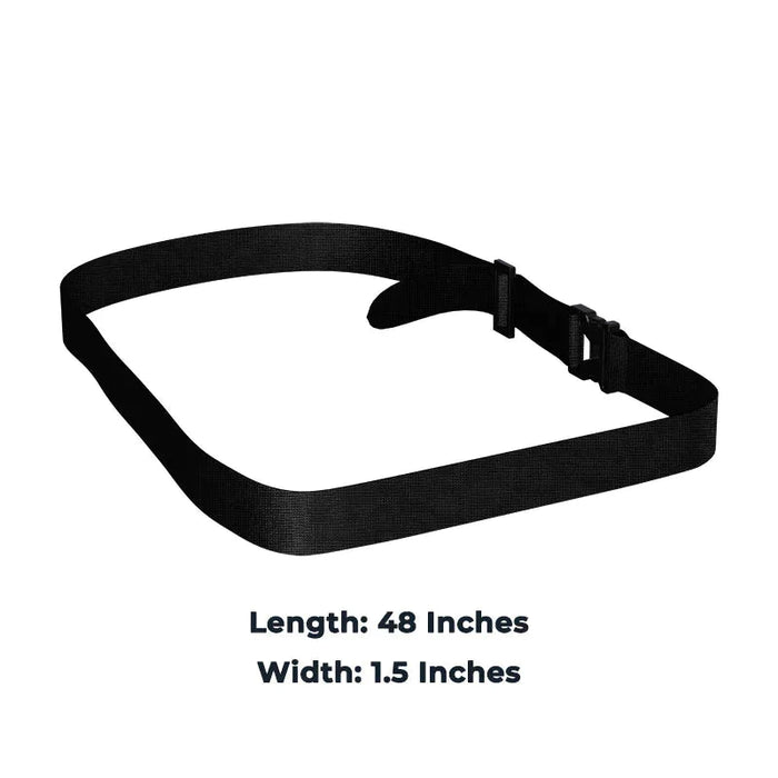 Adjustable 48-inch waist belt, 1.5 inches wide, for the Agoz SN33 scanner holster
