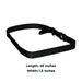 Adjustable 48-inch waist belt, 1.5 inches wide, for the Agoz SN33 scanner holster