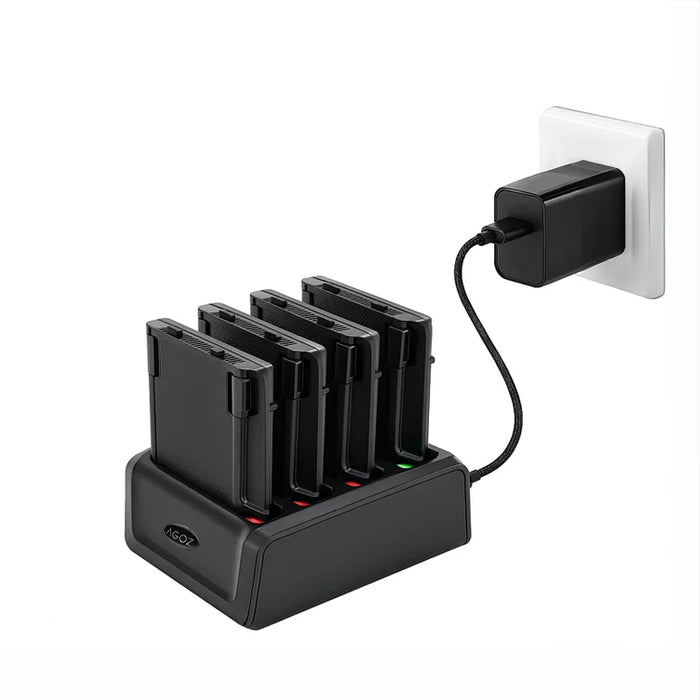 4-Slot Zebra TC72 Scanner Battery Charger Cradle