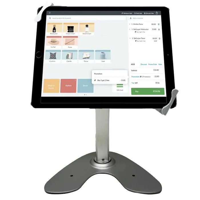 Heavy-Duty Retail Tablet Stand for iPad 9th Gen - High-Profile