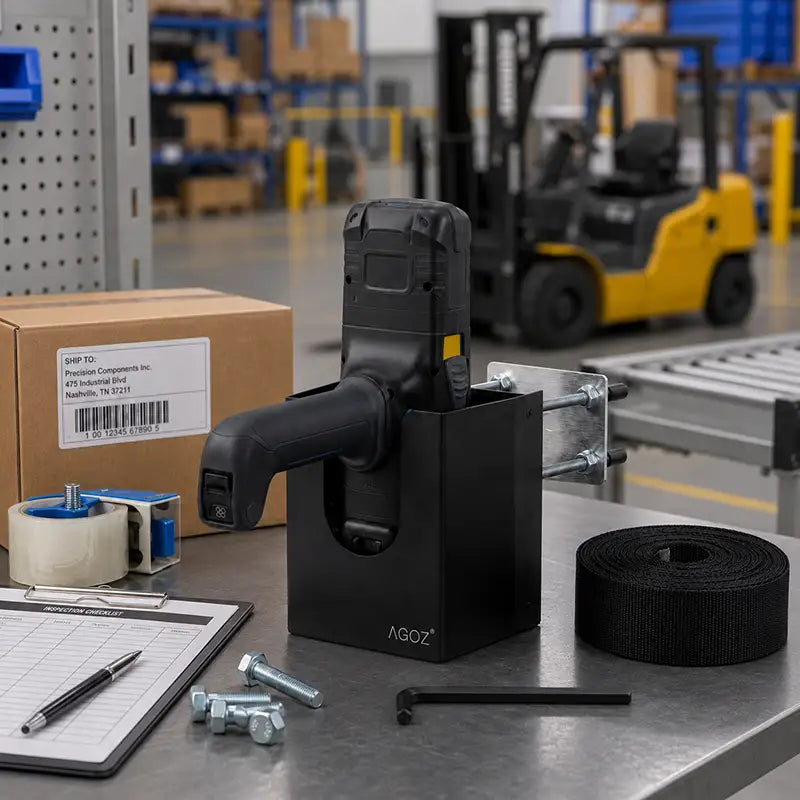 Passform und Funktion für Cognex DataMan 8700 Gabelstaplerhalterung