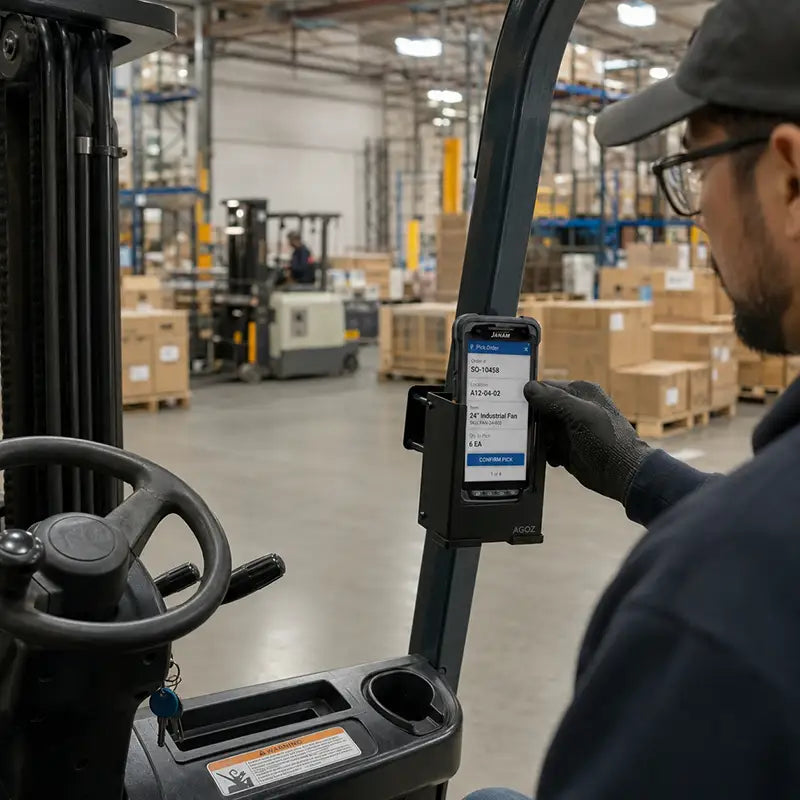 Behalte Janam Mobile Computer den Arbeitsabläufen für Geräte zugeordnet