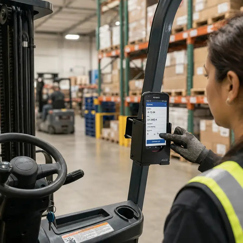 Unterstützung des Zugriffs auf Keyence-Scanner während der Produktion und Lagerbewegungen