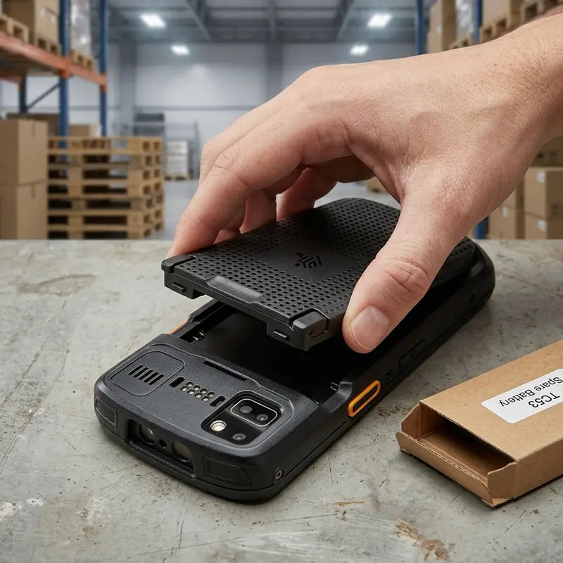Passform und Funktion für Ersatzbatterie des Zebra-Scanners