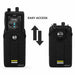 Sonim communication terminal case shown open and closed to highlight quick device access and secure snap closure.
