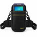 GoDaddy Smart Terminal Flex secured in an Agoz black holster with adjustable shoulder carrying strap.