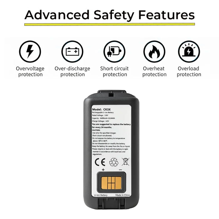 Replacement Battery for Honeywell Mobile Computers