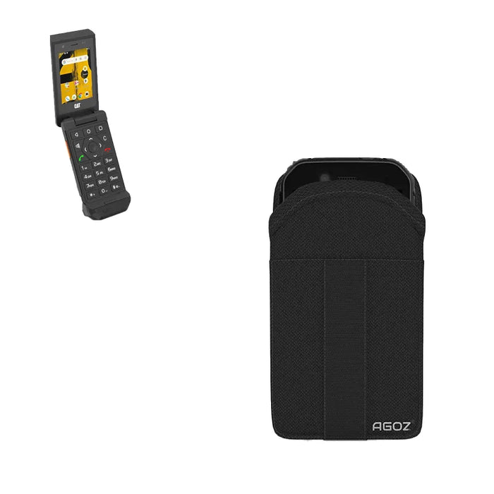 Military-Grade Pouch for CAT S22 Flip with Belt Loop