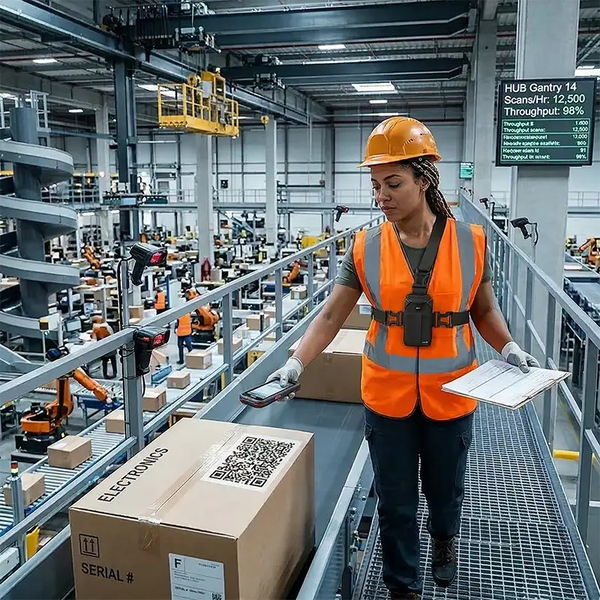 Brustgeschirr-Systeme für kontinuierliches Scannen