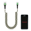Honeywell Scanner USB-C-Ladekabel mit Spiralkabel für gemeinsame Stationen | Agoz