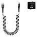 Coiled USB-C Fast Charging Cable for SwipeSimple B350 Card Reader