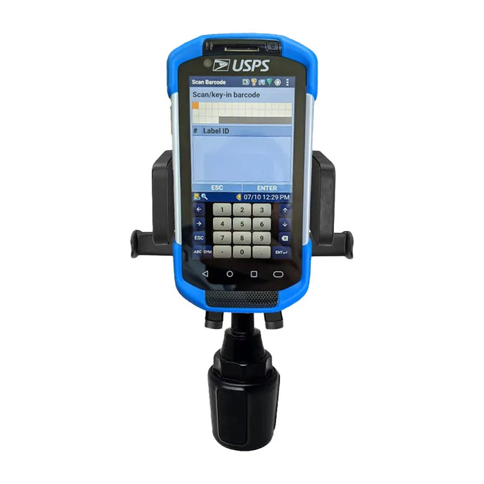 Cup Holder Cradle Mount for USPS Scanner
