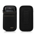 Front and back view of black Agoz Dejavoo POS holster with belt loop