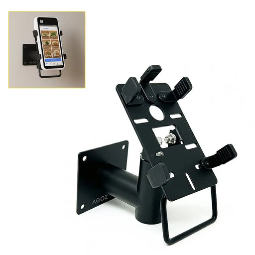 Durable Metal POS Wall Mount Swivel Stand for Square Handheld