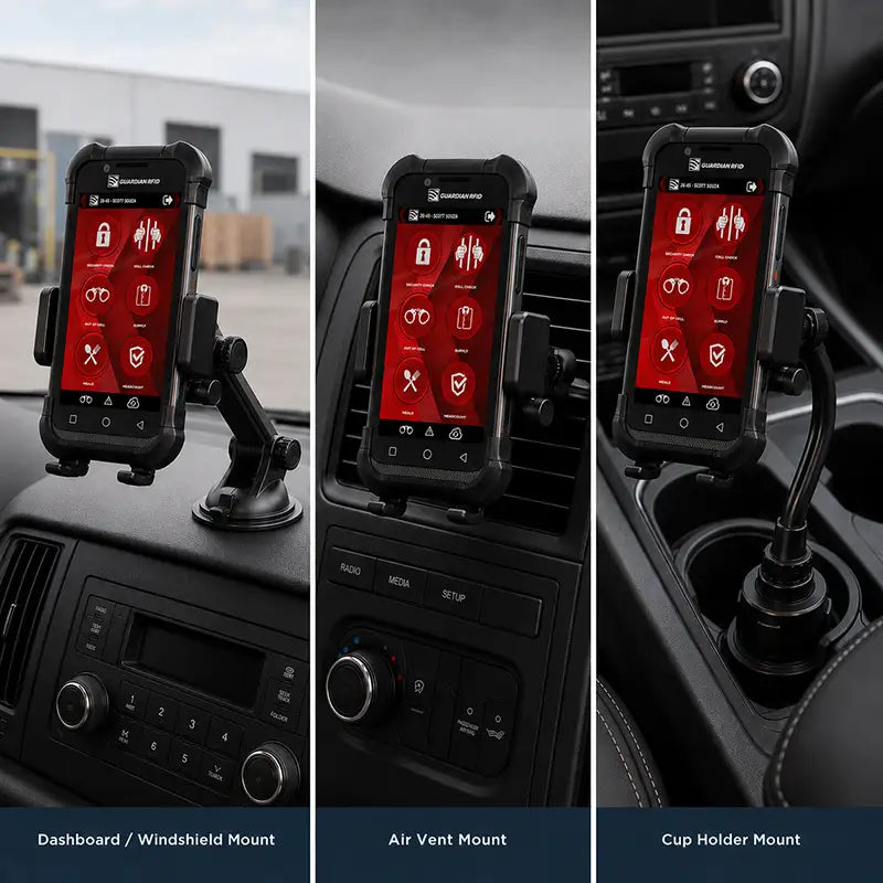 Passform und Funktion für Guardian RFID Spartan 3 Fahrzeughalterung
