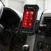 Guardian RFID Spartan 3 mounted in an air vent vehicle cradle holder inside a vehicle dashboard setup