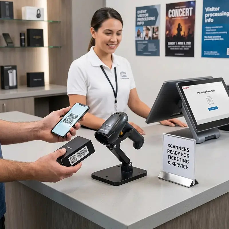 Honeywell-Barcodescanner für freihändige Arbeitsstationen einrichten
