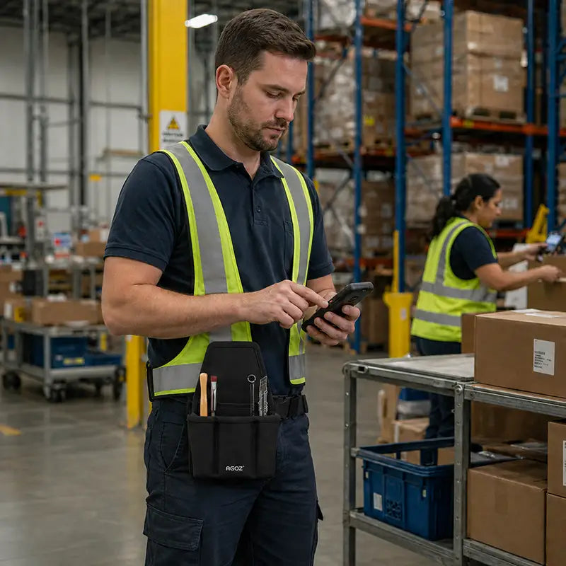 Organisieren Sie Honeywell-Handhelds und Arbeitsmaterialien zusammen