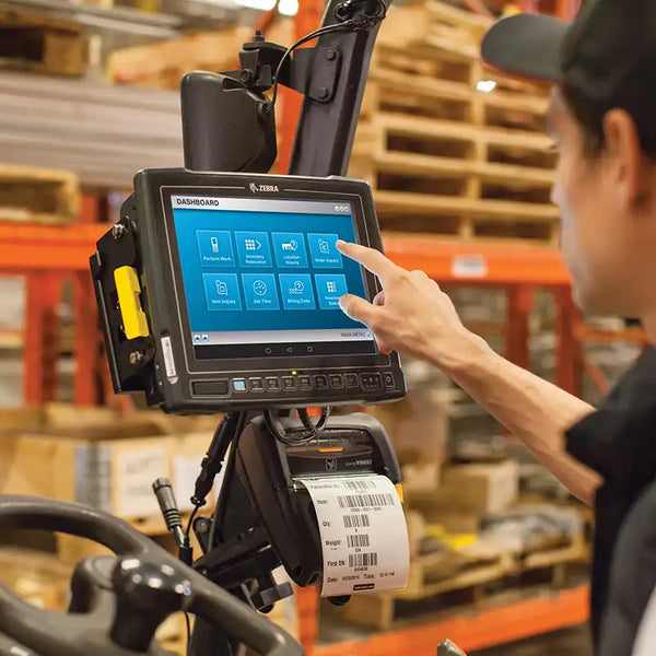 Integration des mobilen Druckens in Gabelstaplerbetrieb