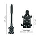 AgozTech drive-thru handheld mount measurements for Square Mobile POS setup