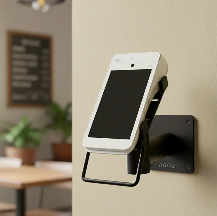 Metal Swivel POS Wall Mount Stand for PAX A800 Payment Terminal