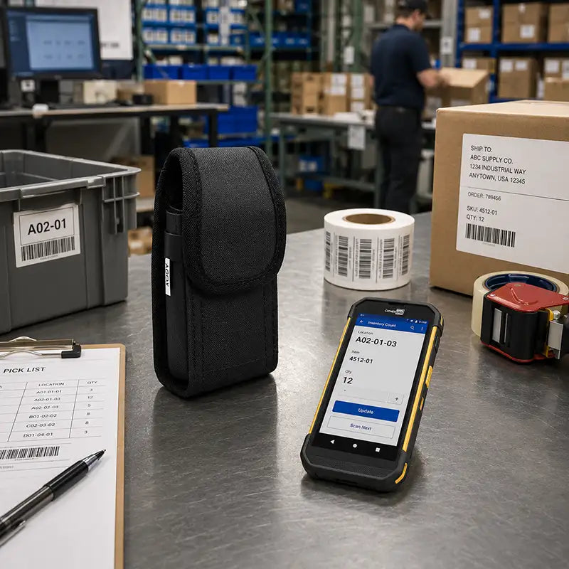 Passform und Funktion für CipherLab robustes Scanner-Etui