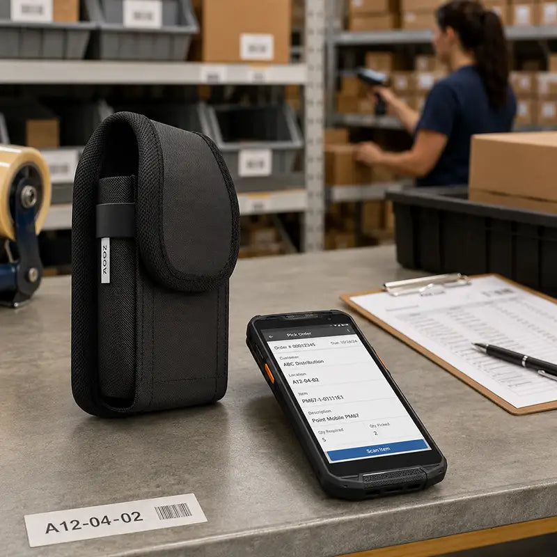 Passform und Funktion für Point Mobile Scanner-Tragetasche