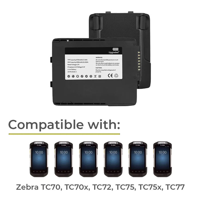 Replacement Battery for Zebra TC7x Mobile Computer