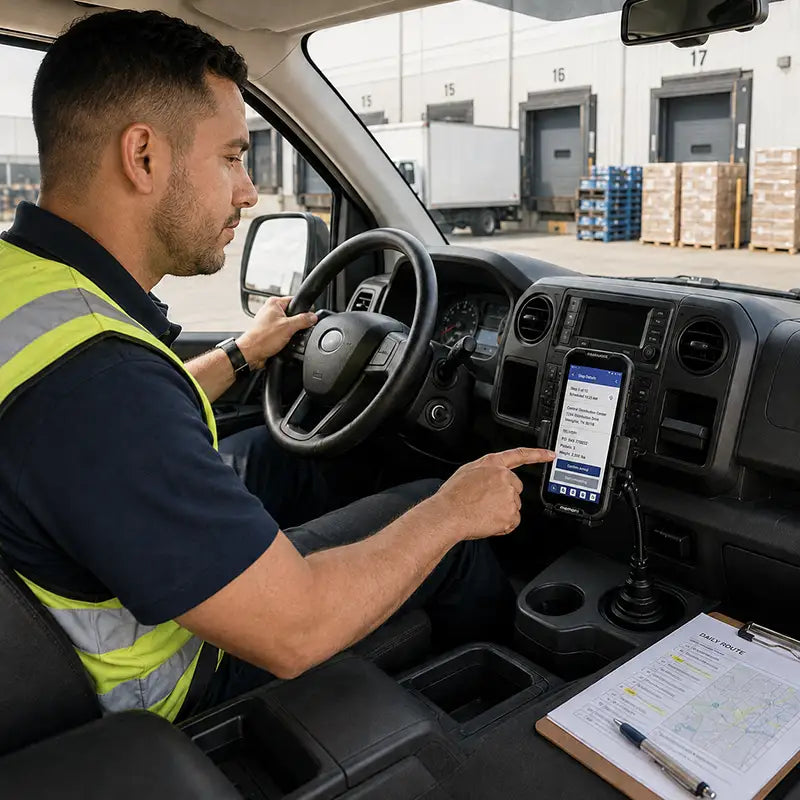 Fügen Sie Datalogic Device Access zu gemeinsam genutzten Flottenfahrzeugen hinzu