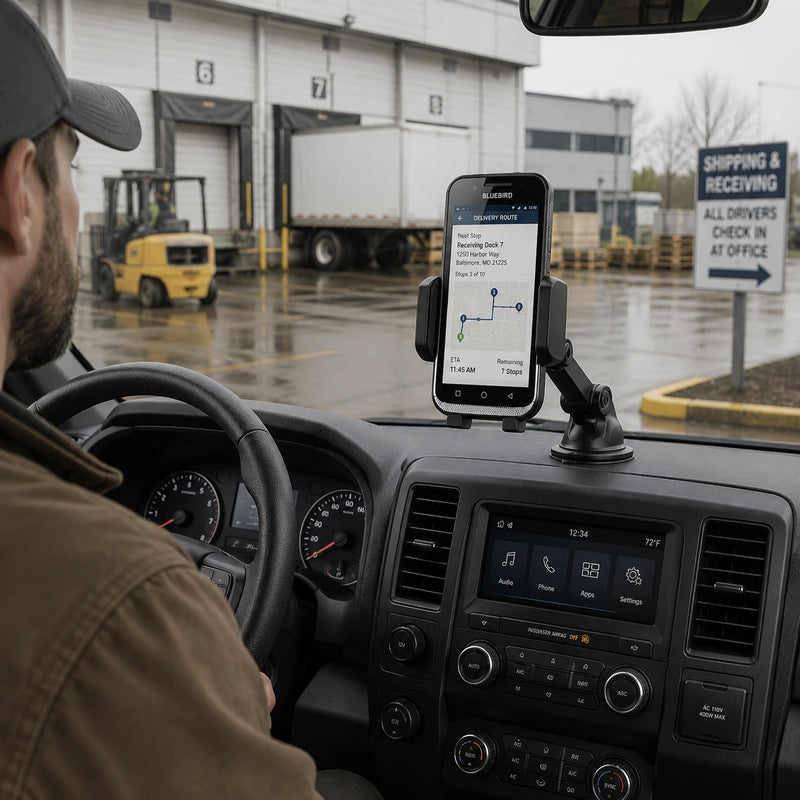 Bereiten Sie Bluebird Touch-Geräte für mobile Workforce-Routen vor