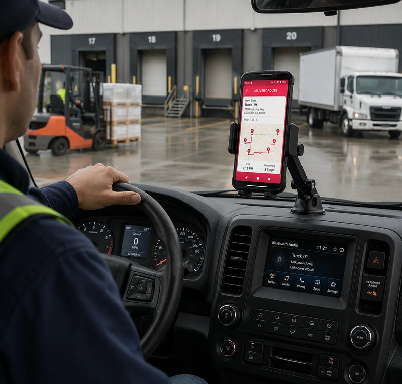 Halten Sie Point Mobile Scanner in den Arbeitsabläufen der Routenflotte einsatzbereit