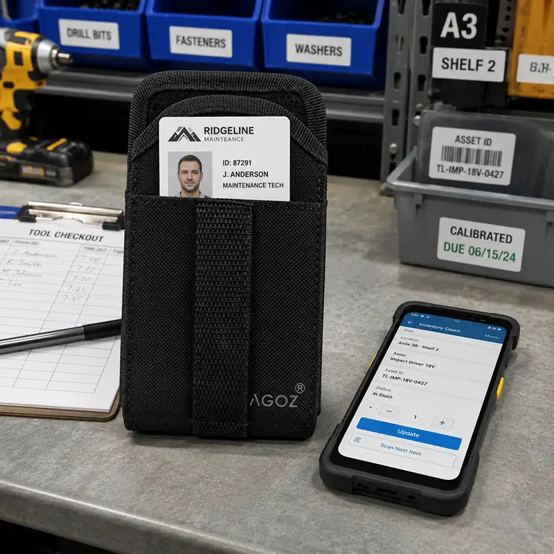 Passform und Funktion für WASP Mobile Computer Kartenaufbewahrungstasche