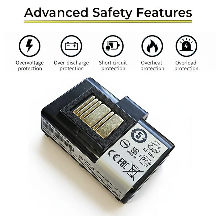 Lithium Ion Replacement Battery Pack for Zebra ZQ510 Mobile Printer