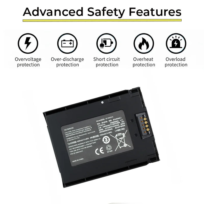 Replacement Battery for Zebra TC57 Mobile Computer
