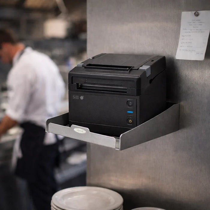 Stainless Steel SEIKO SII RP-G10 Receipt Printer Shelf Wall Mount