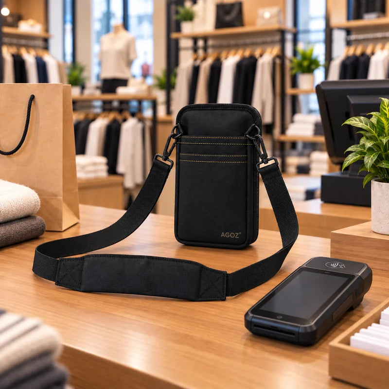 Passform und Funktion für die Adyen POS-Crossbody-Holster-Hülle