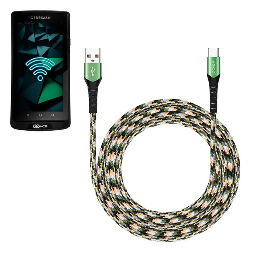 USB-C Fast Charger Cable for Orderman 10 Handheld