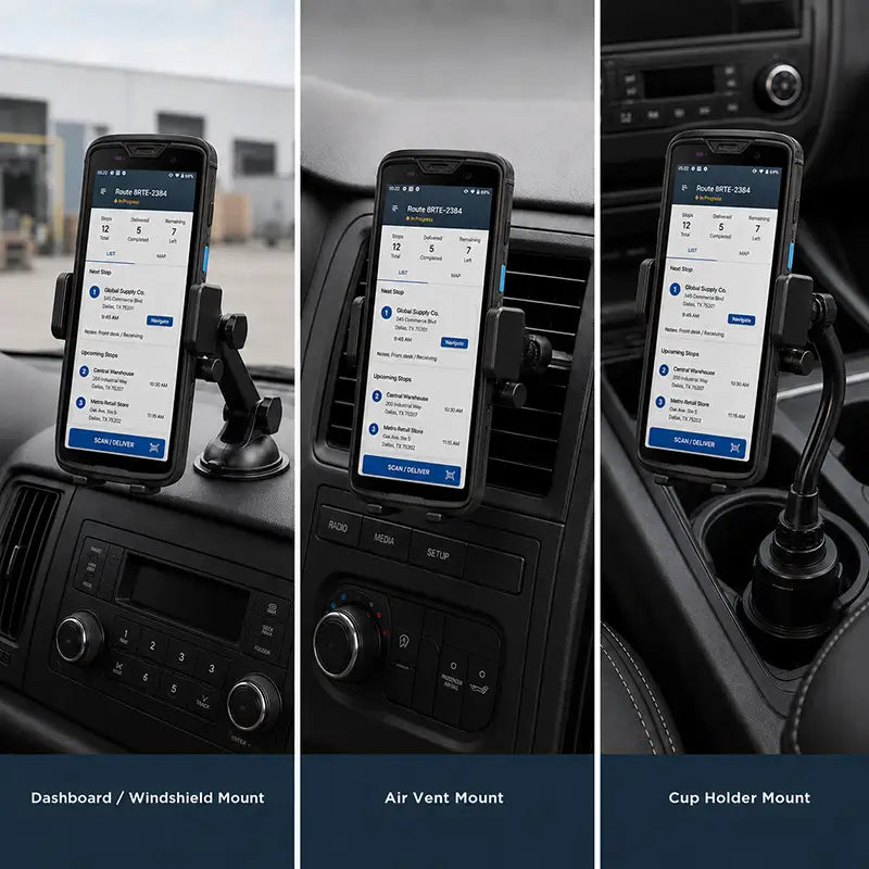 Passform und Funktion für Unitech Fahrzeughalterung