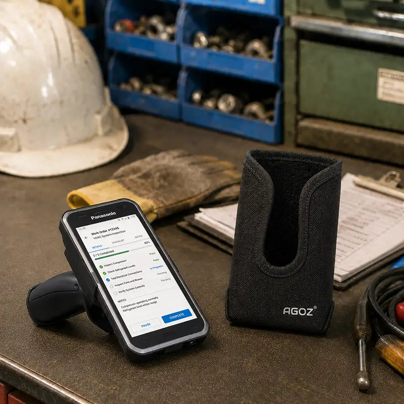 Passform und Funktion für Panasonic Trigger-Griff Scannerholster