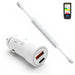 38W Fast Car Charger & USB-C Coiled Cable for Veriscan IDWare 9000