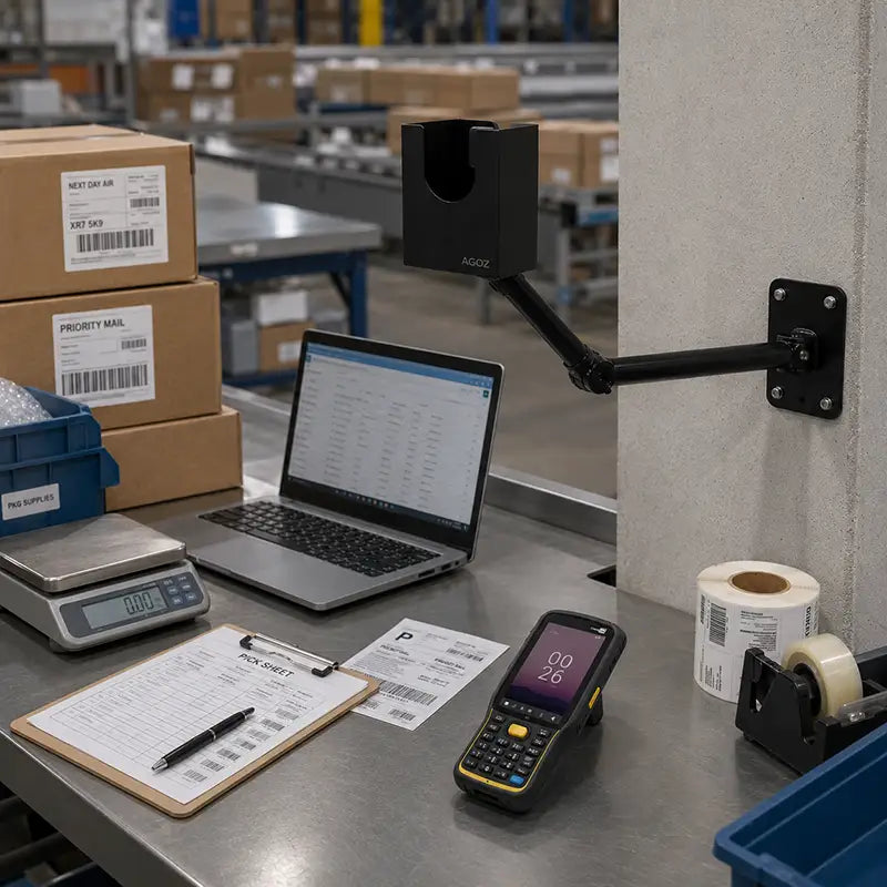 Passform und Funktion für CipherLab Swing Arm Scannerhalterung
