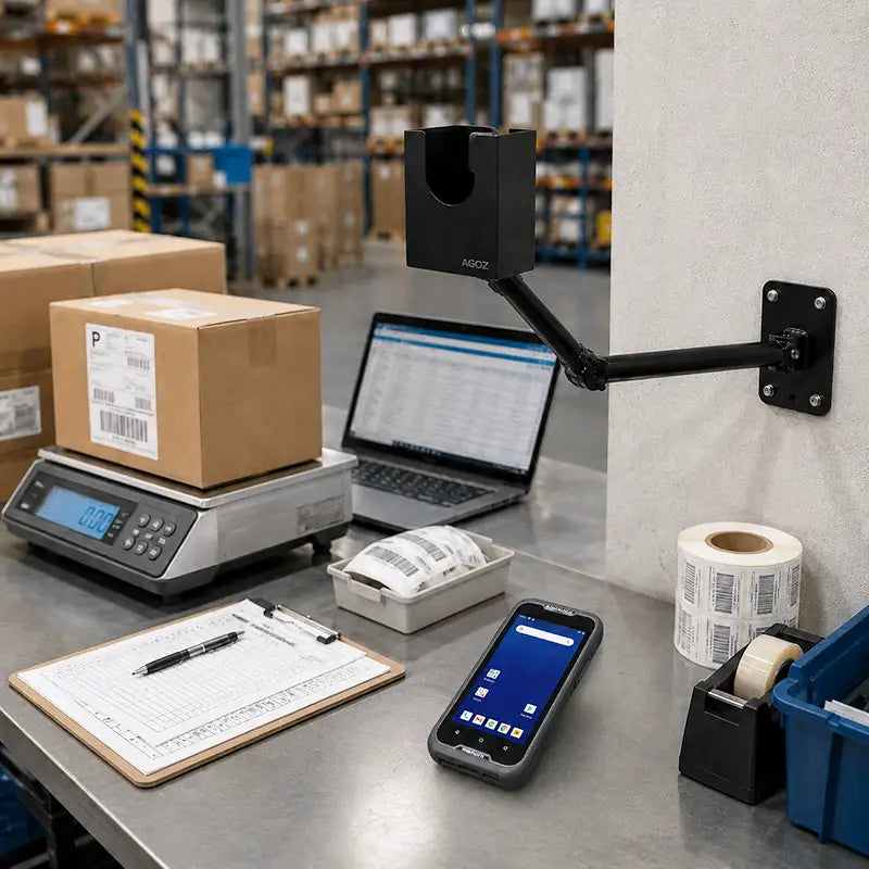 Passform und Funktion für Datalogic Swing Arm Scannerhalterung