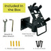 AgozTech Shopify POS terminal wall mount kit with included screws, anchors, wrench, and Allen wrench