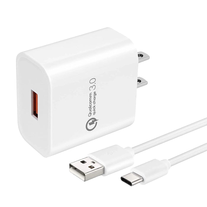 Wall Charger with USB-C Cable for Castles V1M Mobile POS