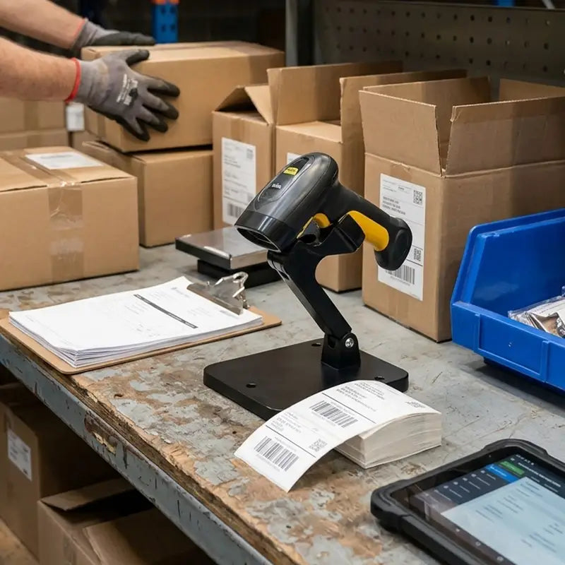 Passform und Funktion für Zebra verstellbaren Scanner-Ständer