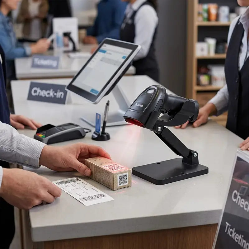 Bereiten Sie Zebra-Arbeitsstationen für konsistentes freihändiges Scannen vor