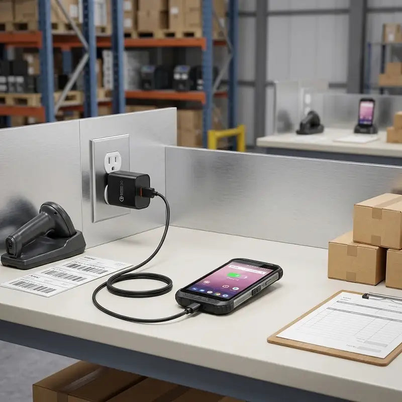 Passform und Funktion für Zebra USB-C Wandladegerät