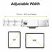Adjustable-width Agoz tablet holder designed to fit tablets measuring 7 to 10.5 inches.